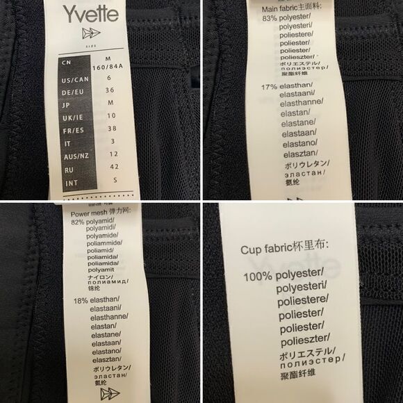 Yvette Power Cross Back Padded Running Sports Bra - Picture 11 of 12